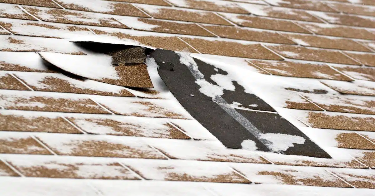 damaged roof