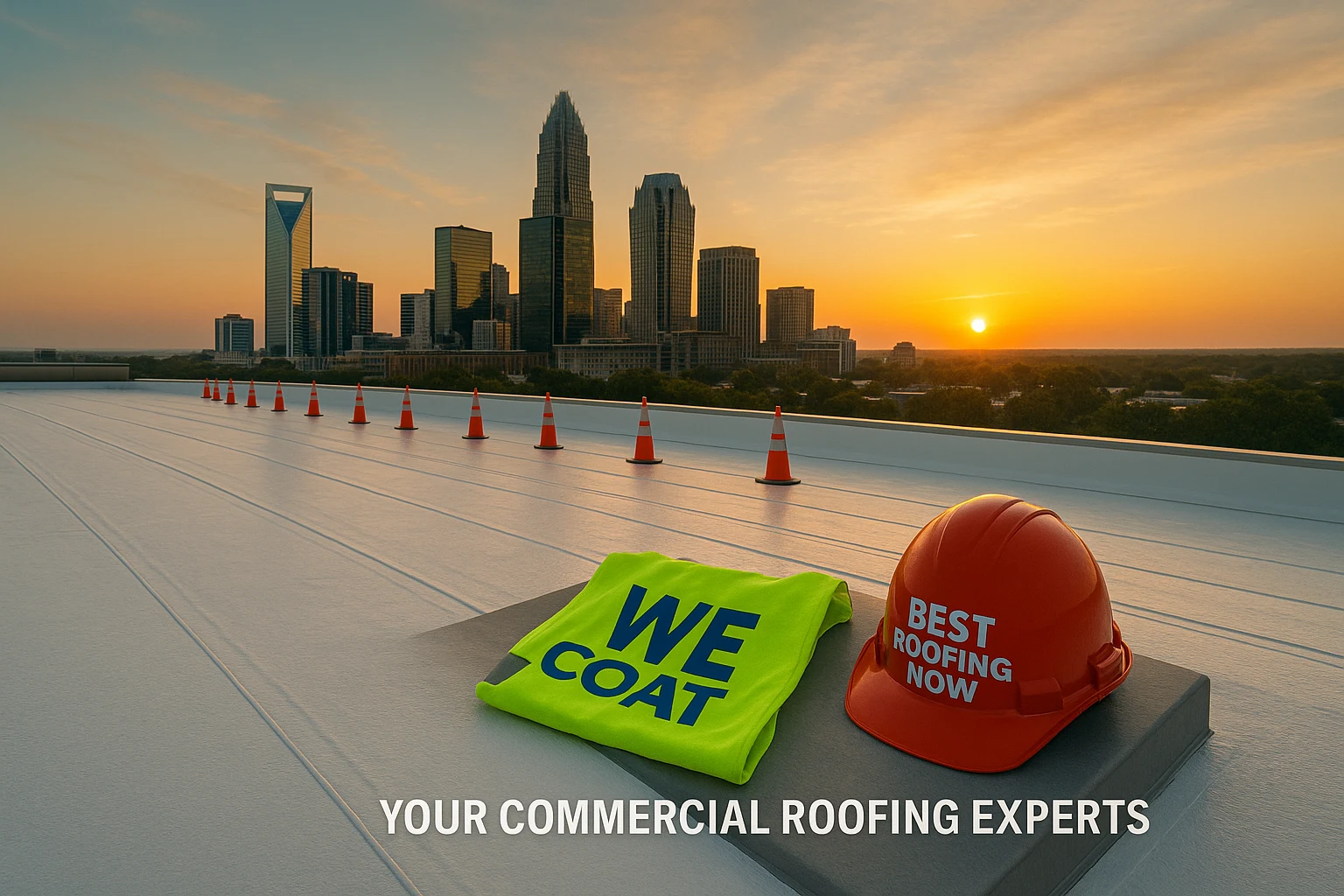 Charlotte NC commercial roof coatings