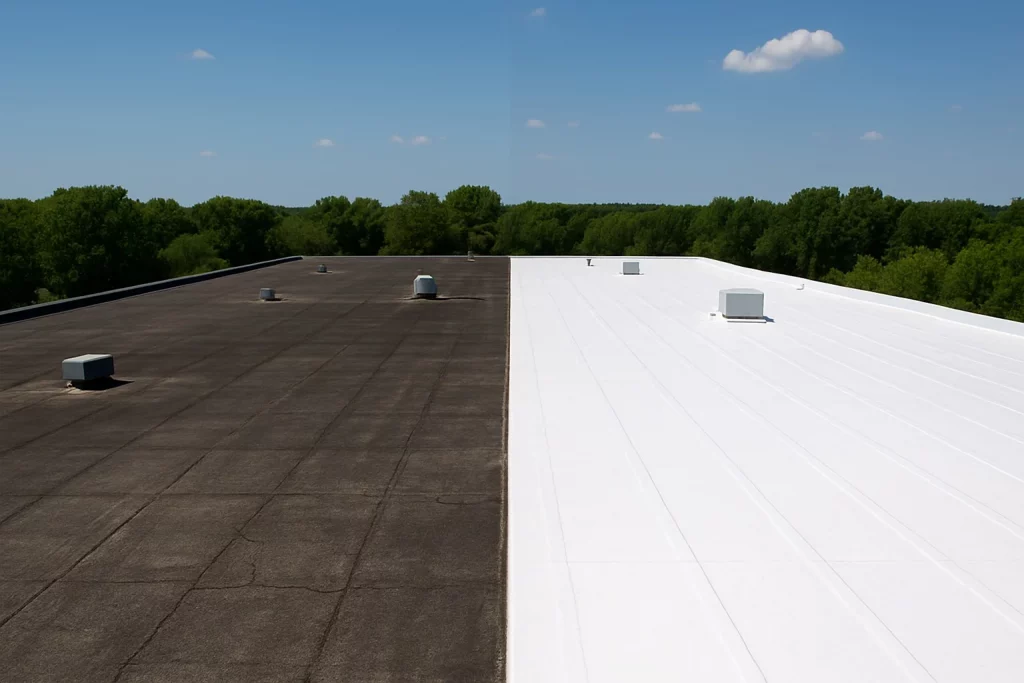Charlotte NC commercial roof coatings